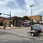 Solar Powered Surveillance trailer